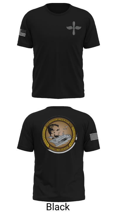 CVN 72 Abraham Lincoln 88368148 Old School Cotton Feel Shirt - 29