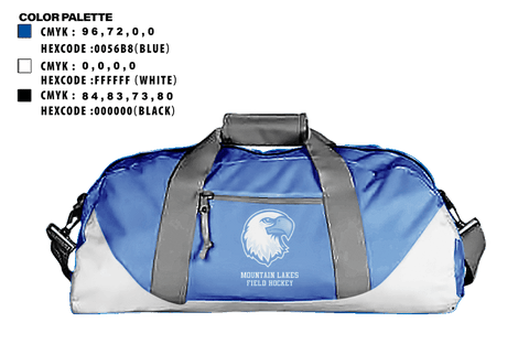 Duffle Bag, Exeter Township Senior High School Field Hockey, Field Hockey, Teamtime, Team time, sublimation, custom sports apparel, team uniforms, spirit wear, spiritwear, sports uniforms, custom shirts, team store, custom team store, fundraiser sports, apparel fundraiser