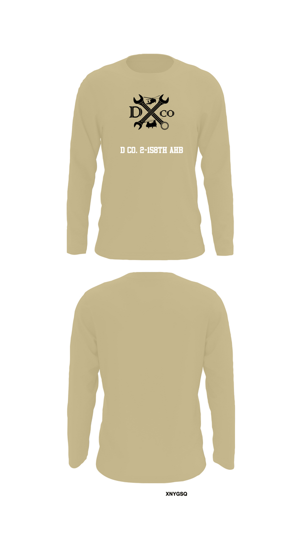Long Sleeve Performance Shirt, D Co. 2-158th AHB, , Teamtime, Team time, sublimation, custom sports apparel, team uniforms, spirit wear, spiritwear, sports uniforms, custom shirts, team store, custom team store, fundraiser sports, apparel fundraiser