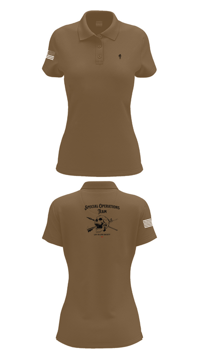 Special Operations Team 76879429 Women's Short Sleeve Performance Polo  - 14