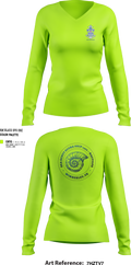 Scuba Ship 1492 63860493 Women's Long Sleeve V-neck Shirt - 29