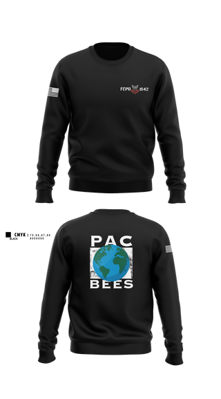 Crew Neck Sweatshirt, NMCB 4, Navy, Teamtime, Team time, sublimation, custom sports apparel, team uniforms, spirit wear, spiritwear, sports uniforms, custom shirts, team store, custom team store, fundraiser sports, apparel fundraiser