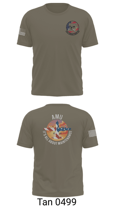 910th AMXS 63315708 Short Sleeve Performance Shirt - 76