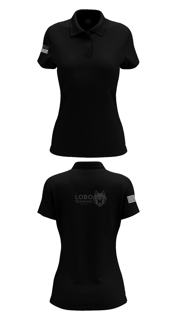 Womens Short Sleeve Performance Polo, Lobo Training Group, , Teamtime, Team time, sublimation, custom sports apparel, team uniforms, spirit wear, spiritwear, sports uniforms, custom shirts, team store, custom team store, fundraiser sports, apparel fundraiser