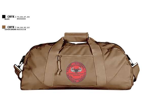 Duffle Bag, U.S ARMY, 108th ADA BDE, 44th ADA Regiment, 2nd Battalion, Charlie Battery,, Army, Teamtime, Team time, sublimation, custom sports apparel, team uniforms, spirit wear, spiritwear, sports uniforms, custom shirts, team store, custom team store, fundraiser sports, apparel fundraiser