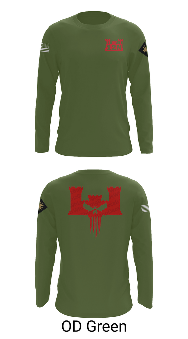 Long Sleeve Performance Shirt, A co 578th BEB, , Teamtime, Team time, sublimation, custom sports apparel, team uniforms, spirit wear, spiritwear, sports uniforms, custom shirts, team store, custom team store, fundraiser sports, apparel fundraiser