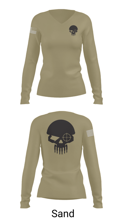 30 SFS 40475205 Women's Long Sleeve V-neck Shirt - 97