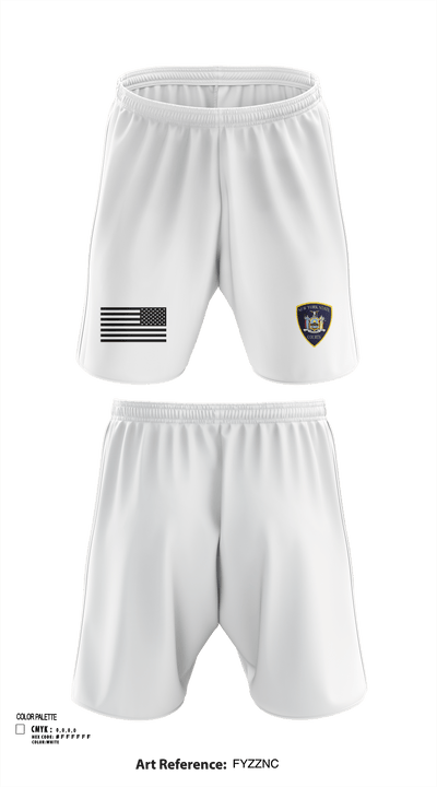 NYS Court Officer 64185384 Athletic Shorts With Pockets - 11
