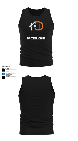 Tank Top, DJ CONTRACTORS, , Teamtime, Team time, sublimation, custom sports apparel, team uniforms, spirit wear, spiritwear, sports uniforms, custom shirts, team store, custom team store, fundraiser sports, apparel fundraiser