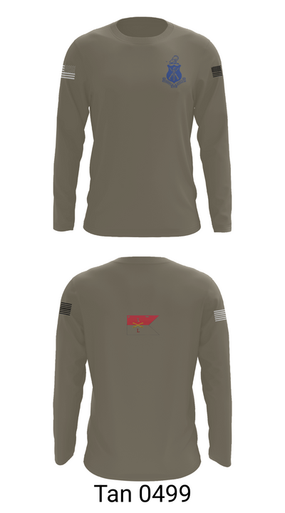 Pershing Rifles Troop L-1 10347059 Long Sleeve Performance Shirt 66