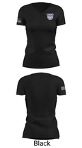 Bate Middle School (John W. Bate) Baseball 45359159 Women's Short Sleeve V-neck Shirt - 38