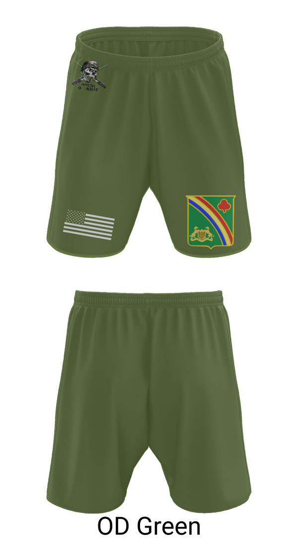 Athletic Shorts With Pockets, 1st Battalion 69th Infantry Regiment, Army, Teamtime, Team time, sublimation, custom sports apparel, team uniforms, spirit wear, spiritwear, sports uniforms, custom shirts, team store, custom team store, fundraiser sports, apparel fundraiser