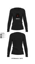 593rd esc 84588432 Women's Long Sleeve V-neck Shirt - 22