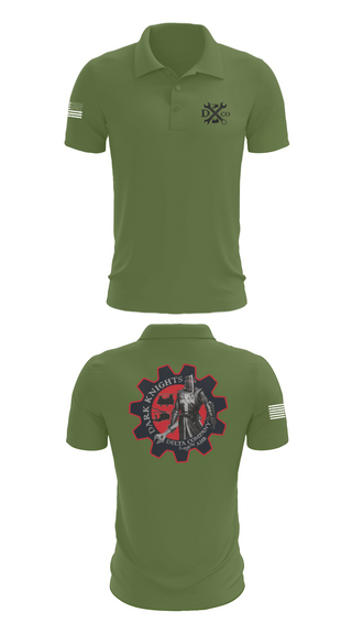 Short Sleeve Performance Polo, D Co. 2-158th AHB, , Teamtime, Team time, sublimation, custom sports apparel, team uniforms, spirit wear, spiritwear, sports uniforms, custom shirts, team store, custom team store, fundraiser sports, apparel fundraiser