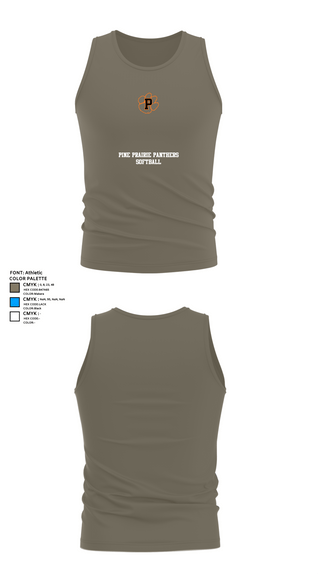 Tank Top, Pine Prairie Panthers Softball, Softball, Teamtime, Team time, sublimation, custom sports apparel, team uniforms, spirit wear, spiritwear, sports uniforms, custom shirts, team store, custom team store, fundraiser sports, apparel fundraiser