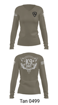 Guardians of the Night 82205307 Women's Long Sleeve V-neck Shirt - 77
