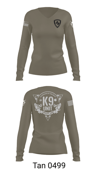 Womens Long Sleeve Vneck Shirt, Guardians of the Night, , Teamtime, Team time, sublimation, custom sports apparel, team uniforms, spirit wear, spiritwear, sports uniforms, custom shirts, team store, custom team store, fundraiser sports, apparel fundraiser