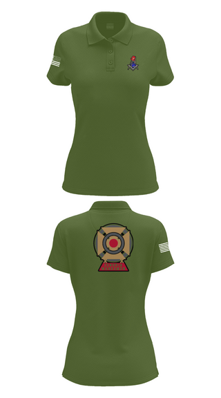 Womens Short Sleeve Performance Polo, Zenobia Marksmen, , Teamtime, Team time, sublimation, custom sports apparel, team uniforms, spirit wear, spiritwear, sports uniforms, custom shirts, team store, custom team store, fundraiser sports, apparel fundraiser