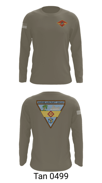 2nd MAW 13014265 Long Sleeve Performance Shirt 66
