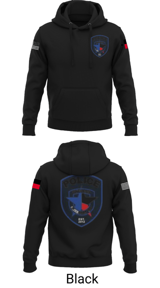 Hoodie, Cypress- Fairbanks ISD Police Department, Police, Teamtime, Team time, sublimation, custom sports apparel, team uniforms, spirit wear, spiritwear, sports uniforms, custom shirts, team store, custom team store, fundraiser sports, apparel fundraiser
