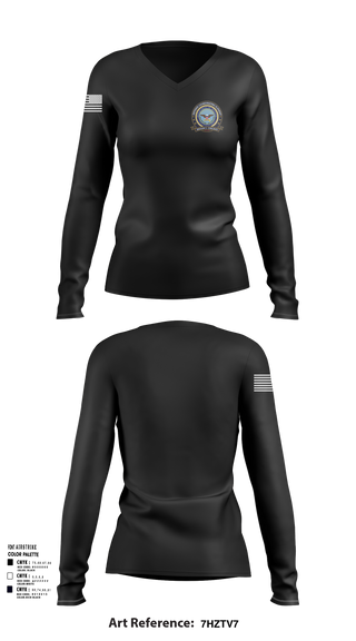 Womens Long Sleeve Vneck Shirt, Defense Cortinating Element, , Teamtime, Team time, sublimation, custom sports apparel, team uniforms, spirit wear, spiritwear, sports uniforms, custom shirts, team store, custom team store, fundraiser sports, apparel fundraiser