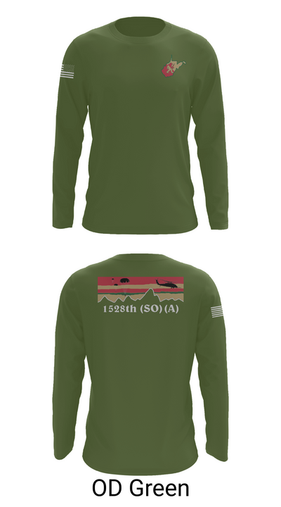 1528th FSC (SO) (A) 11146536 Long Sleeve Performance Shirt 46