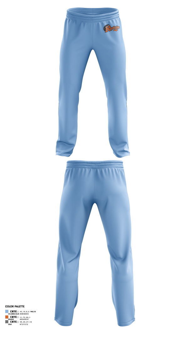 Sweatpants, Carolina Riptide, Baseball, Teamtime, Team time, sublimation, custom sports apparel, team uniforms, spirit wear, spiritwear, sports uniforms, custom shirts, team store, custom team store, fundraiser sports, apparel fundraiser