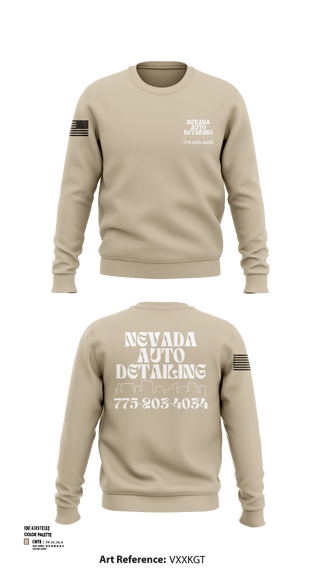 Crew Neck Sweatshirt, Nevada auto detailing, , Teamtime, Team time, sublimation, custom sports apparel, team uniforms, spirit wear, spiritwear, sports uniforms, custom shirts, team store, custom team store, fundraiser sports, apparel fundraiser