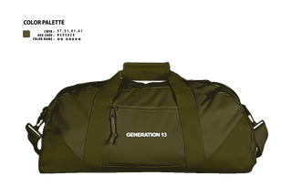 Duffle Bag, Generation 13, , Teamtime, Team time, sublimation, custom sports apparel, team uniforms, spirit wear, spiritwear, sports uniforms, custom shirts, team store, custom team store, fundraiser sports, apparel fundraiser