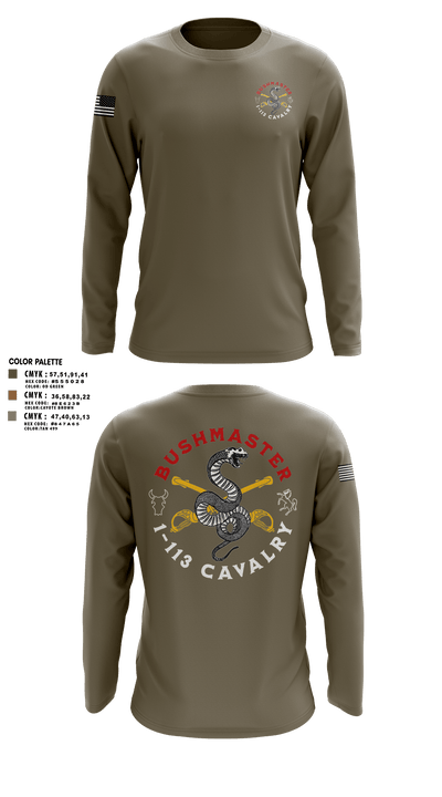 1-113 Calvary 96380120 Long Sleeve Performance Shirt 3