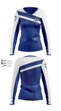 Castlewood Blue Devils 24423856 Women's Long Sleeve V-neck Shirt - 1