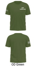 USS California 47794355 Short Sleeve Performance Shirt - 53