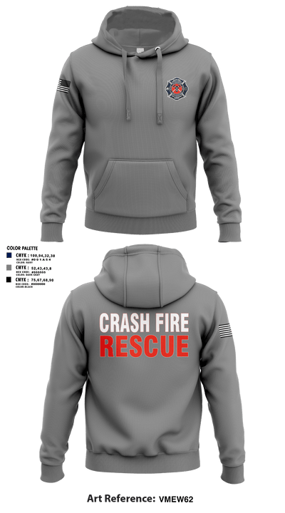 ISA Air base Fire Dept. 19172110 Hoodie - 68