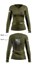 Desoto Parish Sheriff’s Office SWAT 96346958 Women's Long Sleeve V-neck Shirt - 2 (1)