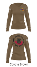 261st BSC CAVEMAN PLT 28746409 Women's Long Sleeve V-neck Shirt - 17