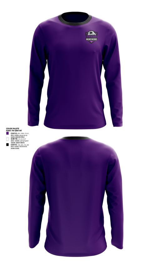 Long Sleeve Performance Shirt, Mighty munchkins, Men's Soccer, Teamtime, Team time, sublimation, custom sports apparel, team uniforms, spirit wear, spiritwear, sports uniforms, custom shirts, team store, custom team store, fundraiser sports, apparel fundraiser