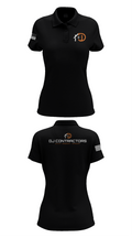 DJ CONTRACTORS 12982889 Women's Short Sleeve Performance Polo  - 16