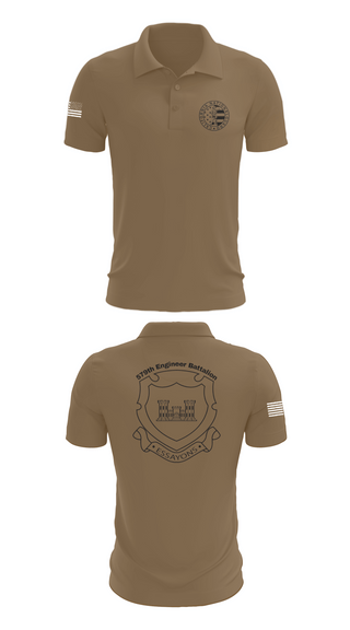 Short Sleeve Performance Polo, 132d MRBC, 579th EN BN, 49th MP DIV, , Teamtime, Team time, sublimation, custom sports apparel, team uniforms, spirit wear, spiritwear, sports uniforms, custom shirts, team store, custom team store, fundraiser sports, apparel fundraiser