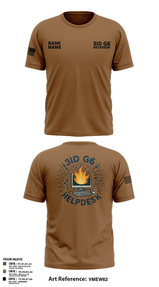 Old School Cotton Feel Shirt, 3ID G6 Helpdesk, , Teamtime, Team time, sublimation, custom sports apparel, team uniforms, spirit wear, spiritwear, sports uniforms, custom shirts, team store, custom team store, fundraiser sports, apparel fundraiser