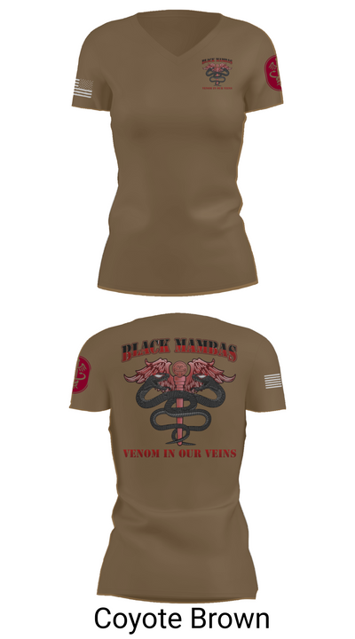 B-Co MRB Mamba 47249464 Women's Short Sleeve V-neck Shirt - 8