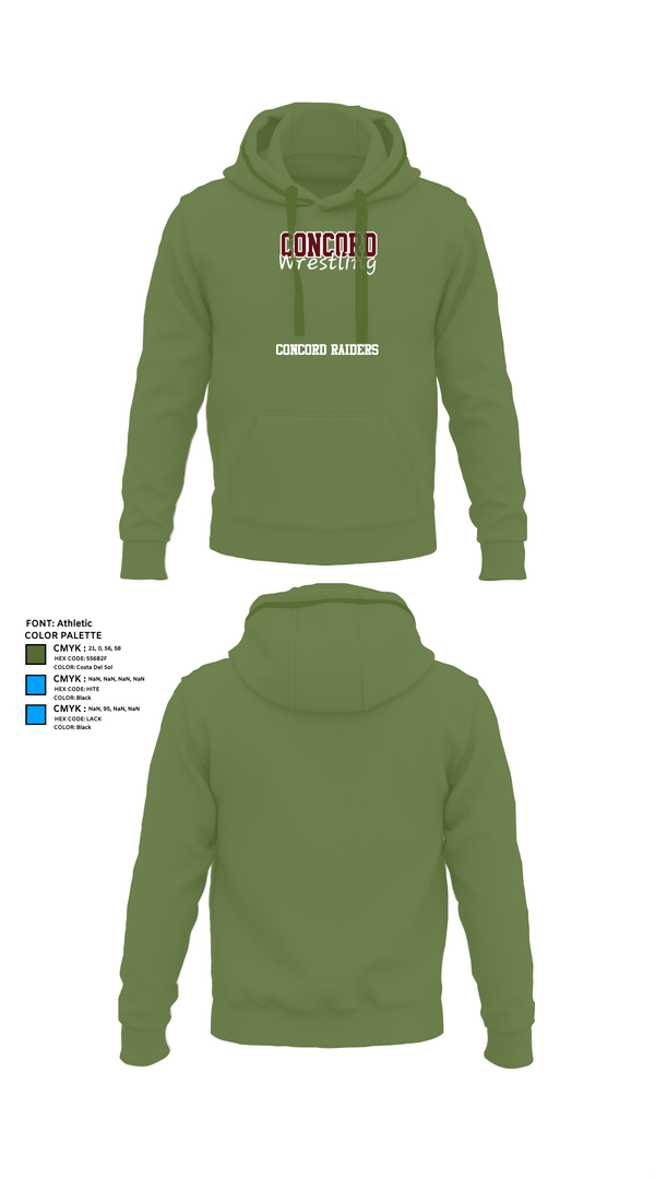 Hoodie, Concord Raiders, Wrestling, Teamtime, Team time, sublimation, custom sports apparel, team uniforms, spirit wear, spiritwear, sports uniforms, custom shirts, team store, custom team store, fundraiser sports, apparel fundraiser