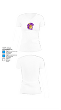 Mendota High School Track and Field 70023215 Women's Short Sleeve V-neck Shirt - 18