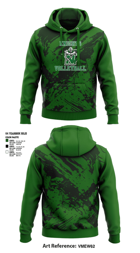 Hoodie, Nordonia Knights Volleyball, Men's Volleyball, Teamtime, Team time, sublimation, custom sports apparel, team uniforms, spirit wear, spiritwear, sports uniforms, custom shirts, team store, custom team store, fundraiser sports, apparel fundraiser