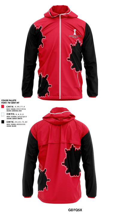 Ironwood Red Devils Baseball 39728157 Windbreaker - 2