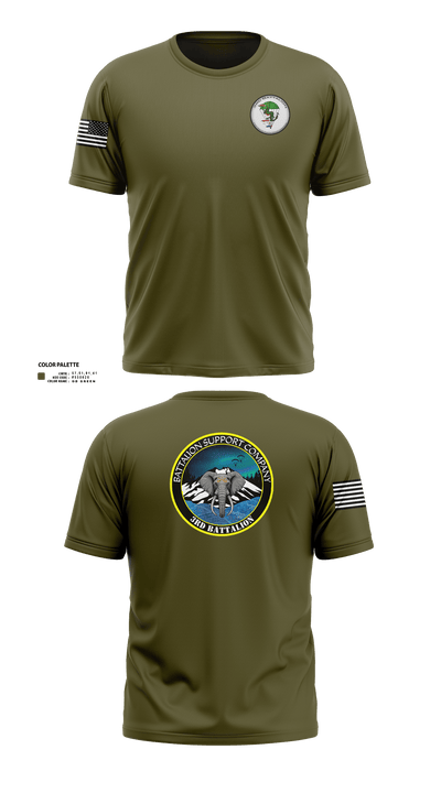 1SFG(A) 3rd BN BSC 68402160 Short Sleeve Performance Shirt - 2