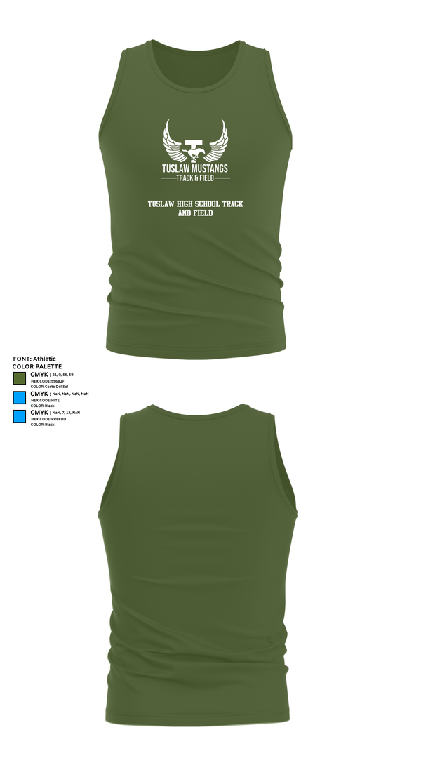 Tank Top, Tuslaw High School Track and Field, Track & Field, Teamtime, Team time, sublimation, custom sports apparel, team uniforms, spirit wear, spiritwear, sports uniforms, custom shirts, team store, custom team store, fundraiser sports, apparel fundraiser