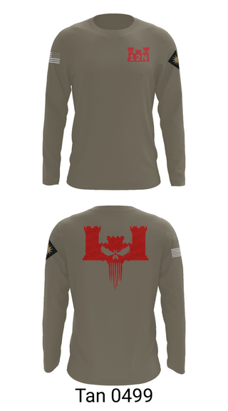 Long Sleeve Performance Shirt, A co 578th BEB, , Teamtime, Team time, sublimation, custom sports apparel, team uniforms, spirit wear, spiritwear, sports uniforms, custom shirts, team store, custom team store, fundraiser sports, apparel fundraiser