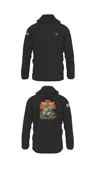 Windbreaker, Echo Company 232nd battalion, Army, Teamtime, Team time, sublimation, custom sports apparel, team uniforms, spirit wear, spiritwear, sports uniforms, custom shirts, team store, custom team store, fundraiser sports, apparel fundraiser
