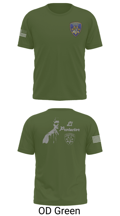 California Highway Patrol 18919595 Old School Cotton Feel Shirt - 48