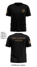 San Marcos Police Drone Unit 43960495 Short Sleeve Performance Shirt - 12